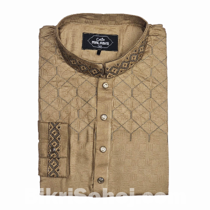 Classic Embroidery Cotton Panjabi